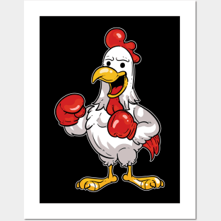 Cluckfight Boxing - For Gym & Fitness Posters and Art